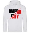 Жіноча толстовка (худі) Dnipro city Сірий меланж фото
