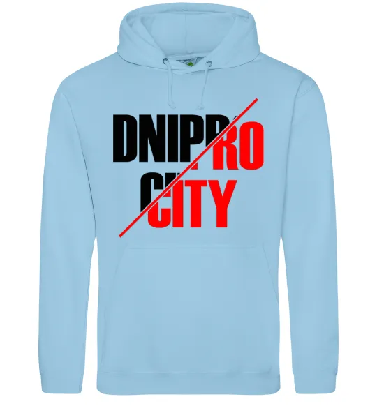 Женская толстовка (худи) Dnipro city Голубой фото