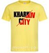 Мужская футболка Kharkiv city Лимонный фото