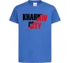 Детская футболка Kharkiv city Ярко-синий фото