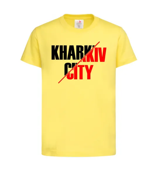 Детская футболка Kharkiv city Лимонный фото