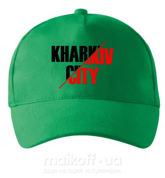 Кепка Kharkiv city Зеленый фото