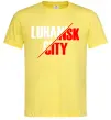 Мужская футболка Luhansk city Лимонный фото