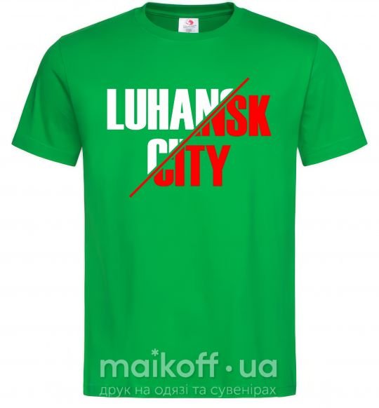 Мужская футболка Luhansk city Зеленый фото