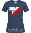 Женская футболка Luhansk city Темно-синий фото