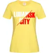 Жіноча футболка Luhansk city Лимонний Жіноча футболка Luhansk city Лимонний фото