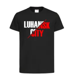 Детская футболка Luhansk city Черный фото
