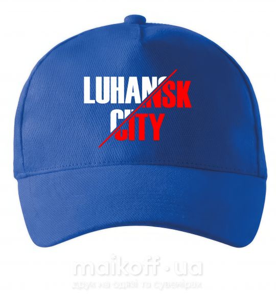 Кепка Luhansk city Яскраво-синій фото