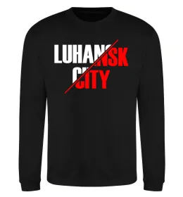 Світшот Luhansk city Чорний фото