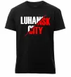 Чоловіча преміум футболка Luhansk city Чорний фото