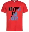 Чоловіча футболка Kryvyi Rih city Червоний Чоловіча футболка Kryvyi Rih city Червоний фото