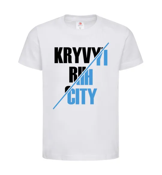 Детская футболка Kryvyi Rih city Белый фото