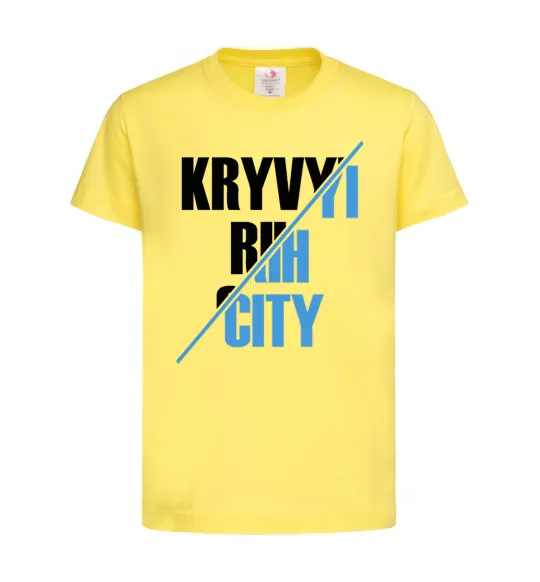 Детская футболка Kryvyi Rih city Лимонный фото