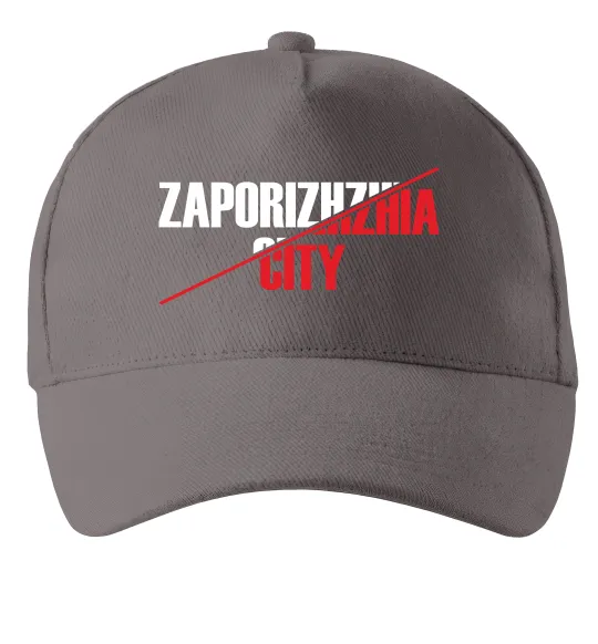 Кепка Zaporizhzhia city Серый фото