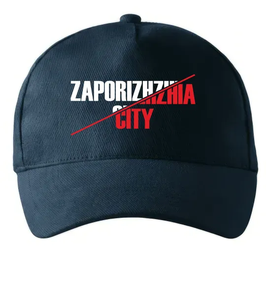 Кепка Zaporizhzhia city Темно-синий фото