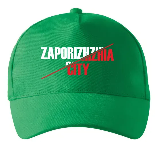 Кепка Zaporizhzhia city Зеленый фото