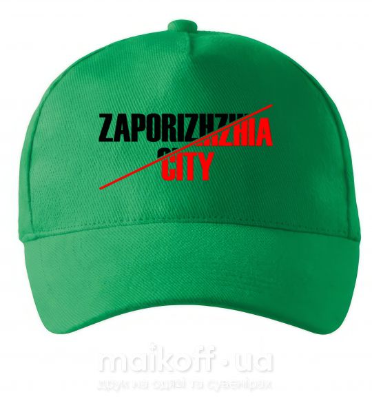 Кепка Zaporizhzhia city Зеленый фото