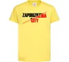 Дитяча футболка Zaporizhzhia city Лимонний фото