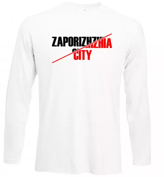 Лонгслів Zaporizhzhia city Білий фото