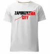 Чоловіча преміум футболка Zaporizhzhia city Білий фото