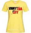 Женская футболка Vinnytsia city Лимонный фото