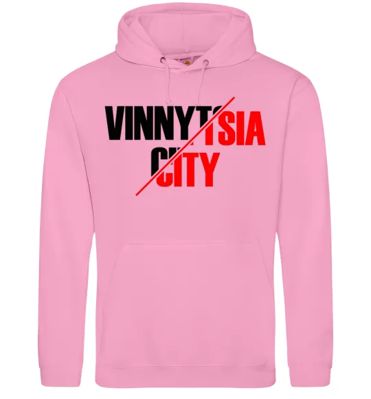 Женская толстовка (худи) Vinnytsia city Розовый фото