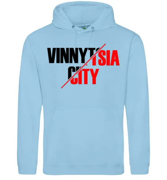 Женская толстовка (худи) Vinnytsia city Голубой фото