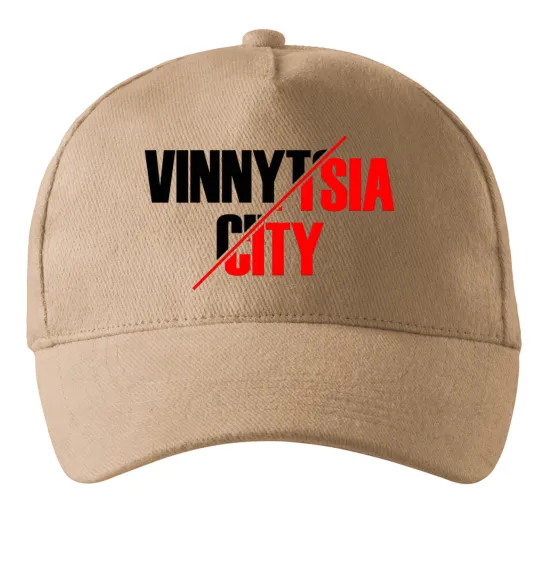 Кепка Vinnytsia city Песочный фото