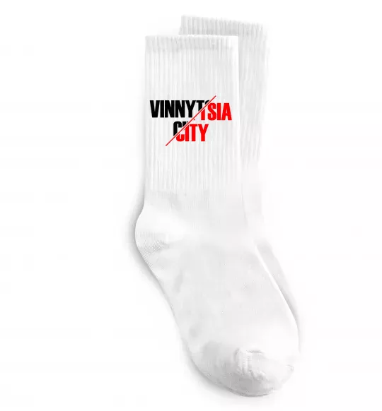 Шкарпетки Vinnytsia city Білий фото