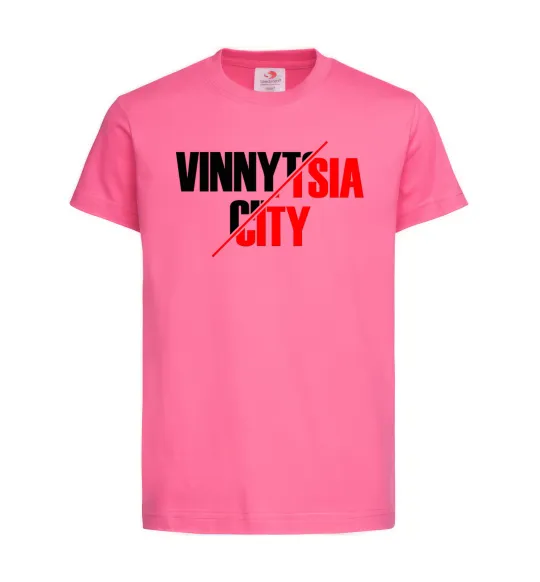 Дитяча футболка Vinnytsia city Яскраво-рожевий фото