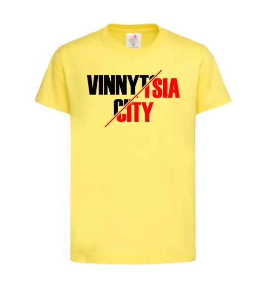 Дитяча футболка Vinnytsia city Лимонний фото