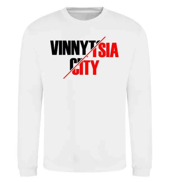 Свитшот Vinnytsia city Белый фото