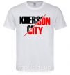Чоловіча футболка Kherson city Білий фото