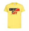 Детская футболка Kherson city Лимонный фото