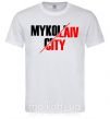Мужская футболка Mykolaiv city Белый фото
