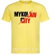 Мужская футболка Mykolaiv city Лимонный фото