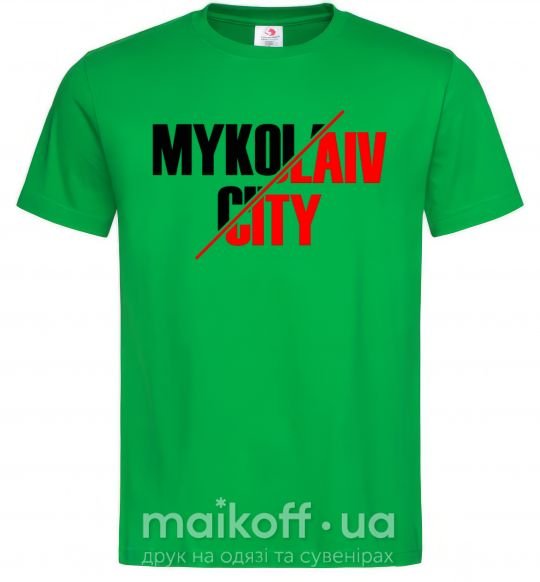 Мужская футболка Mykolaiv city Зеленый фото