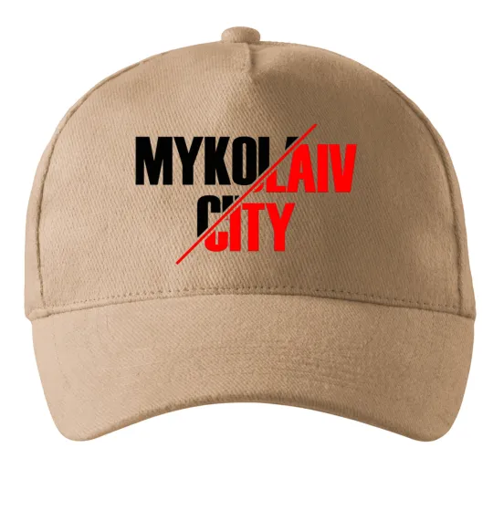 Кепка Mykolaiv city Пісочний фото