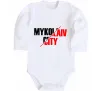 Дитячий бодік Mykolaiv city Білий фото