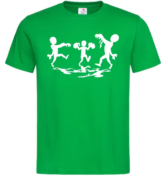 Мужская футболка Повстання зомбі Зеленый фото