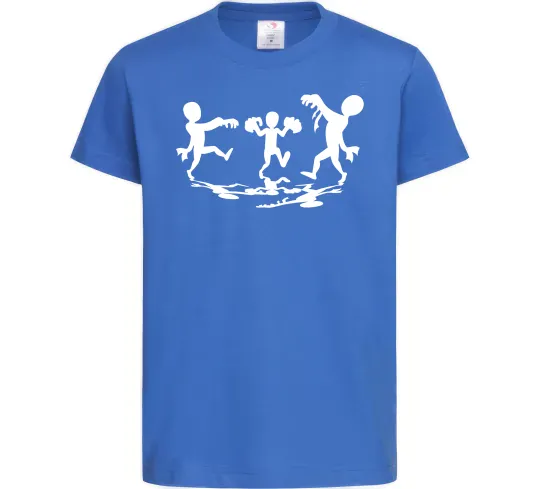 Детская футболка Повстання зомбі Ярко-синий фото