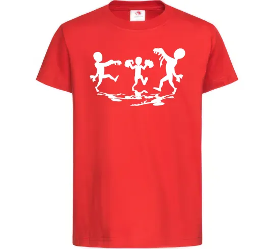 Детская футболка Повстання зомбі Красный фото