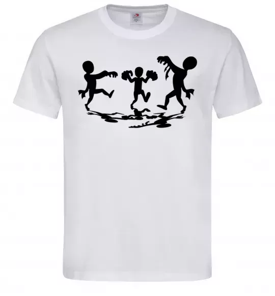 Мужская футболка Повстання зомбі Белый фото