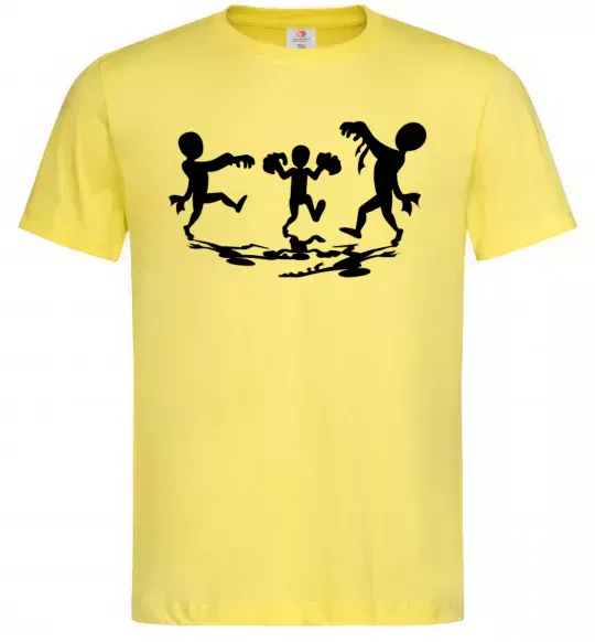 Мужская футболка Повстання зомбі Лимонный фото