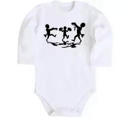 Детский боди Повстання зомбі Белый фото