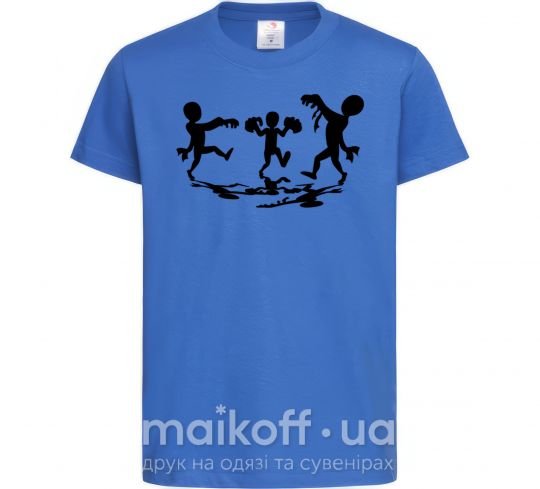 Дитяча футболка Восстание зомби Яскраво-синій фото