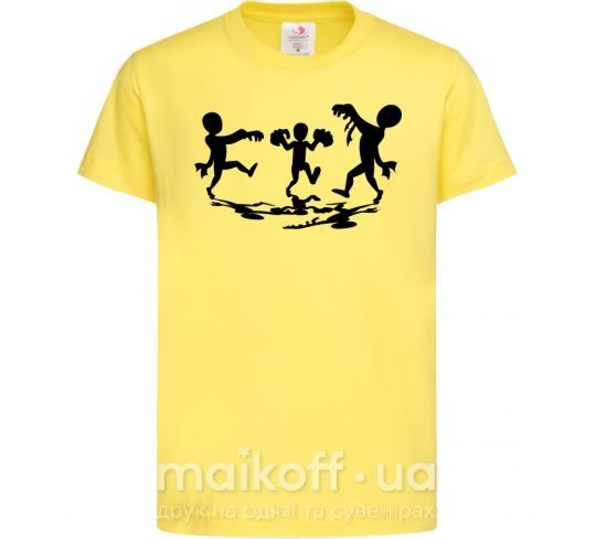 Дитяча футболка Восстание зомби Лимонний фото