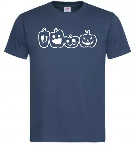 Чоловіча футболка Тыковки Темно-синій фото