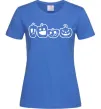 Женская футболка Тыковки Ярко-синий Женская футболка Тыковки Ярко-синий фото