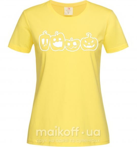 Женская футболка Тыковки Лимонный фото